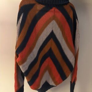 THML Chevron Striped Knit Sweater
